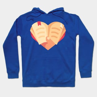 Book Heart Hoodie